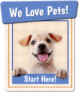 We love Pets! Click Here to get Started!